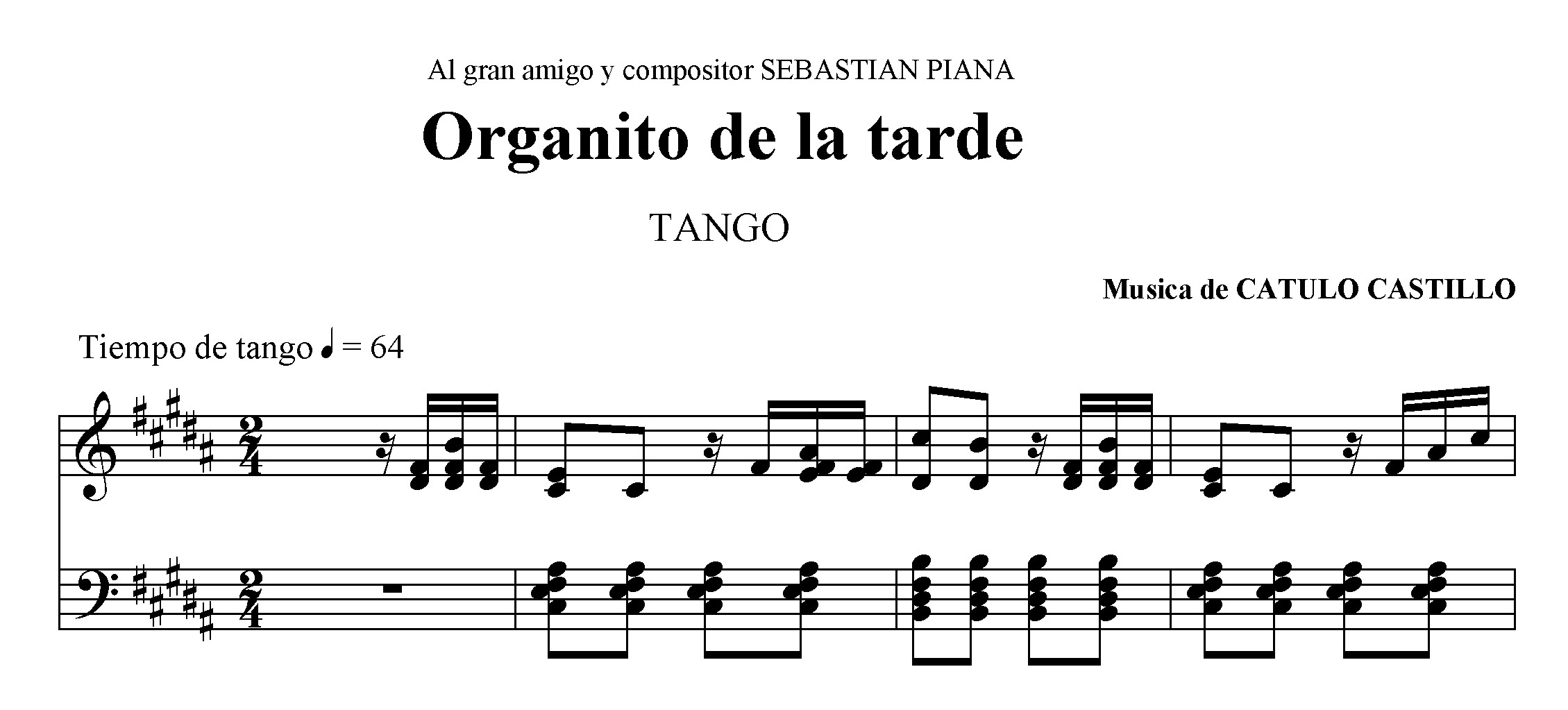 partitura 2/4